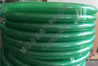丰满绿色钢绕编制软管